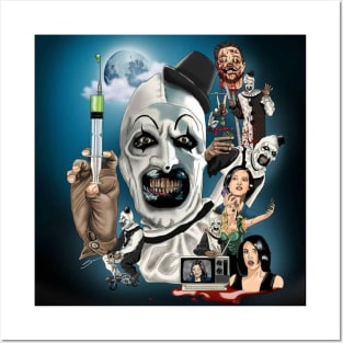 Terrifier 2-Art the clown Posters and Art